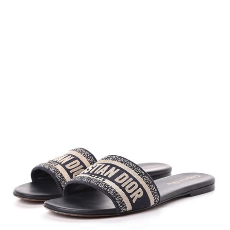 dior dway slides deep blue